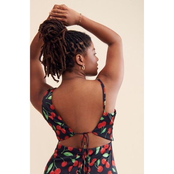 FOR LOVE & LEMONS Xena Midi Dress Size L - Picture 1 of 13